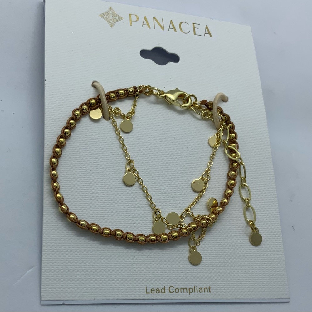 PANACEA Gold Beaded Bracelet - Picture 5 of 5